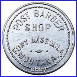 Montana Trade Token Fort Missoula Post Barber Shop (was CCC HQ 1930s) Military