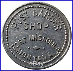 Montana Trade Token Fort Missoula Post Barber Shop (was CCC HQ 1930s) Military
