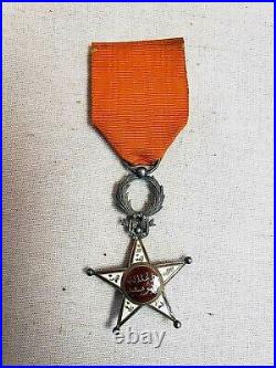 Morocco Order Of Ouissam Alaouite Knight Class V Medal C262