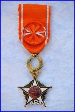 Morocco Order Of Ouissam Alaouits, Grand Officer Set