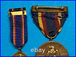 NAVY, YANGTZE SERVICE MEDAL, M. No. 11368, FULL WRAP BROOCH, CHINA SAILORS & MINI