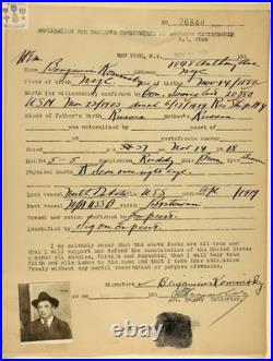 Named 1910 Navy Good Conduct Medal Cbm Benjamin Kominsky Numbered Ww1 +research