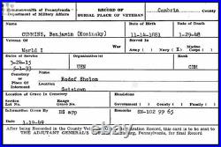 Named 1910 Navy Good Conduct Medal Cbm Benjamin Kominsky Numbered Ww1 +research