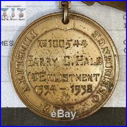 Named 1934-1938 Marine Corps Good Conduct Medal N100544 Harry C. Hall +research