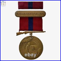 Named Usmc Good Conduct Medal 1919-1921 Ww2 Uscg Chief C. Schone Operation Torch
