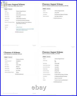 Named Usmc Good Conduct Medal 1919-1921 Ww2 Uscg Chief C. Schone Operation Torch