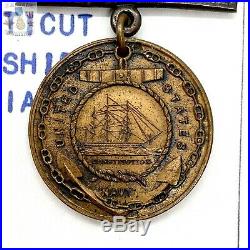 Named Wwi 1920 Us Navy Good Conduct Medal Venanico Flores Battleship Musician
