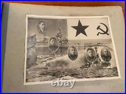 Naval Engineering Order of Lenin School Dzerzhinsky 1935/40 photo album Military