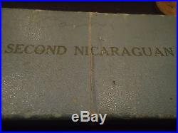 Navy Second Nicaraguan Campaign medal numbered M. No. 5709. W split broach & box