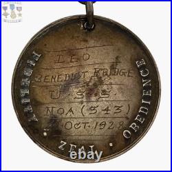 Navy Yangtze Medal Good Conduct Group Numbered Named Electrician Mate Leo Bridge