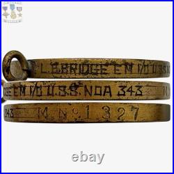 Navy Yangtze Medal Good Conduct Group Numbered Named Electrician Mate Leo Bridge