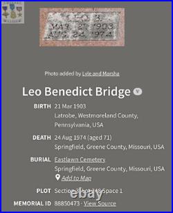 Navy Yangtze Medal Good Conduct Group Numbered Named Electrician Mate Leo Bridge