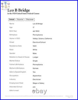 Navy Yangtze Medal Good Conduct Group Numbered Named Electrician Mate Leo Bridge