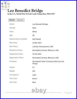 Navy Yangtze Medal Good Conduct Group Numbered Named Electrician Mate Leo Bridge