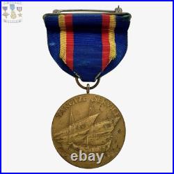 Navy Yangtze Medal Good Conduct Group Numbered Named Electrician Mate Leo Bridge