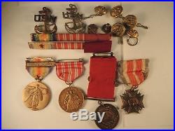 Navy good conduct to Shea 1928, WW I victory armed guard bar, 2nd Nicaraguan #ed