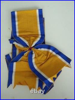 Netherlands Grand Cross Sash For Orange Of Nassau Order. Original! Rare. Vf+