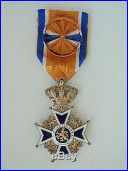 Netherlands Order Of Orange-nassau Officer Grade. Silver/gilt. Vf+