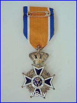 Netherlands Order Of Orange-nassau Officer Grade. Silver/gilt. Vf+