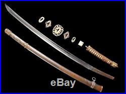 Nice Japanese Army Officer Shin Gunto Sword Hand Forged Blade Wwii