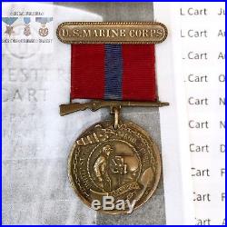 No. 82352 Named 1922-25 Marine Corps Good Conduct Medal Chester L Cart Numbered