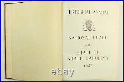 North Carolina National Guard NC 1938 Unit History Book