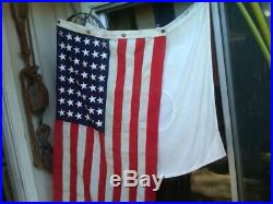 Nov. 1937 Mare Island Naval Yard Ensign No. 11 American Flag