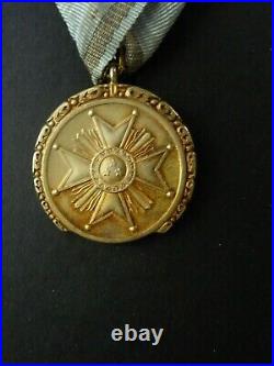 ORDER of THREE STARS Medal on Storyboard Tris Zvaigsnu Ordenis Latvia 1924-40