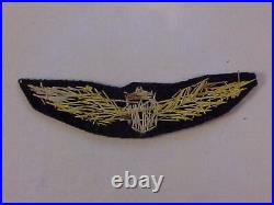 ORIG'L & VG Condition 1930's Air Corps Silver Bullion Pilot's Wings SALE PRICED