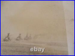 ORIGINAL 1920's A. E. Wells Navy PHOTOThe U. S. PACIFIC FLEET Battleships(G)