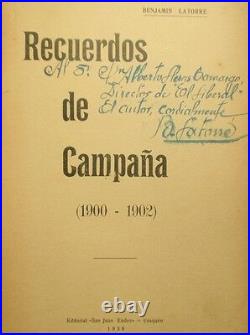 ORIGINAL BOOK Thousand Days War 18991902 Guerra Mil Días RECUERDOS DE CAMPAÑA