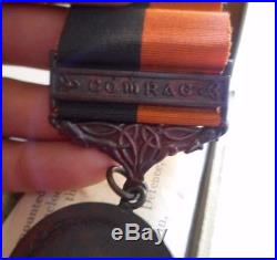 Original Irish War Of Independence Medal With Comrac Bar 1917 1921