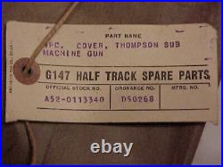 ORIGINAL, RARE & MINT Cond. Zippered TSMG Carrying Case For Half Tracks & Tanks