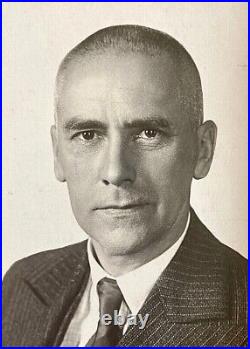 ORIGINAL WW2 GERMAN REICHSMINISTER DR. WILHELM FRICK c1933 PHOTO POSTCARD RPPC