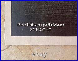 ORIGINAL WW2 GERMAN REICHSMINISTER of ECONOMICS SCHACHT PHOTO POSTCARD RPPC