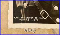 ORIGINAL WW2 GERMAN STABSCHEF VIKTOR LUTZE PHOTO POSTCARD RPPC c1942