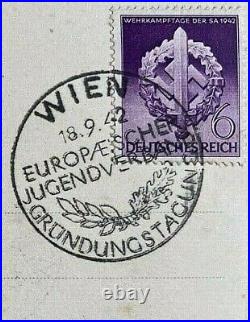 ORIGINAL WW2 GERMAN STABSCHEF VIKTOR LUTZE PHOTO POSTCARD RPPC c1942