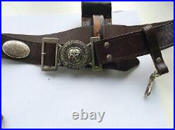 Old Danish or Norwegian scout belt with a lining for a 40km hike
