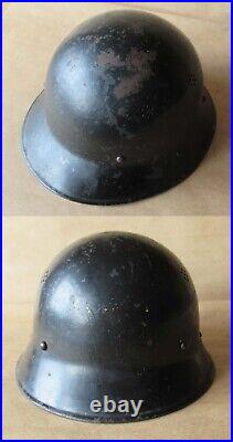 Old Vintage Czechoslovak Army Helmet M29 / German Type / Good Condition