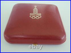 Olympic Moscow Participation Medal 1980. Cased. Rare Ef