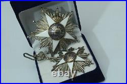 Order of Nile Kingdom Egypt Grand Cross Sash Badge Breast Star King Fuad