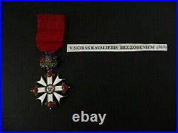 Order of Viesturis Medal on storyboard Latvia 1938