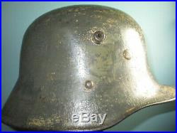 Orig. Austrian transitional M17 helmet casque stahlhelm casco elmo german
