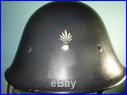Orig Dutch Indonesian M38 KNIL helmet MILSCO-prod. Casque stahlhelm casco