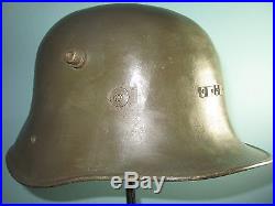 Orig. Irish helmet casque stahlhelm casco elmo Kask kivere german