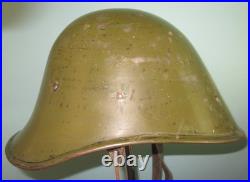 Orig Netherlands Dutch M38 helmet Stahlhelm casque casco elmo WW2 2WK 2GM