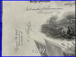 Orig President Franklin Roosevelt Naval Appointment Document 1938 US Navy WW2