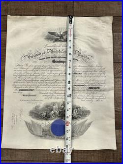 Orig President Franklin Roosevelt Naval Appointment Document 1938 US Navy WW2