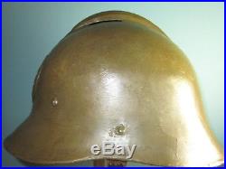 Orig compl Czechoslowakian M25-30 helmet casque stahlhelm casco elmo Kask
