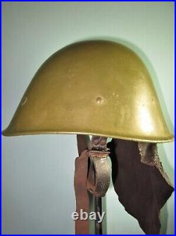 Orig repainted Dutch M38 KNIL MILSCO helmet Stahlhelm casque casco elmo WW2 WK